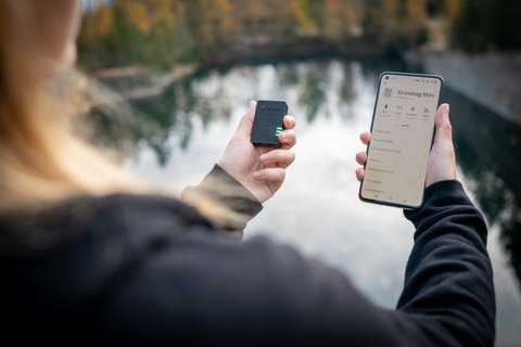 Dronetag Mini and Dronetag Mobile App